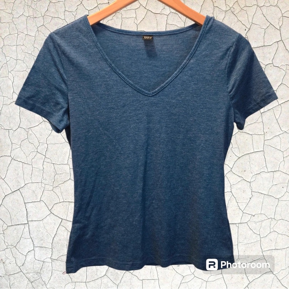 LOFT Deep Blue Short Sleeve Tee
